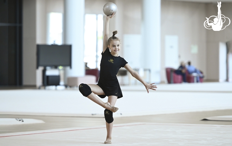 Elvira Belyaeva during training