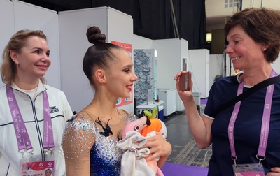 Олимпийская чемпионка Алина Кабаева постоянно на связи с Марией Борисовой из Санкт-Петербурга