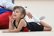 Young gymnast during the Academy selection process