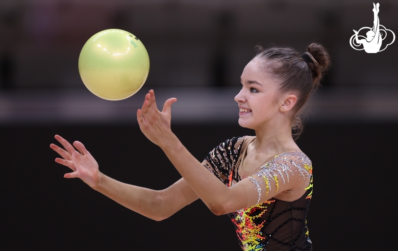 Ксения Савинова во время контрольной тренировки перед чемпионатом Европы