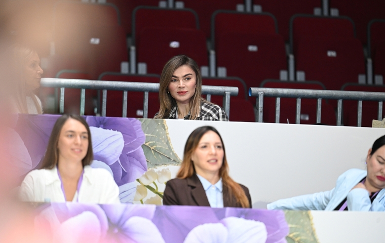 September 18, 2026. Olympic champion Alina Kabaeva at the tryouts for the third stage of the Strongest Cup in St. Petersburg.