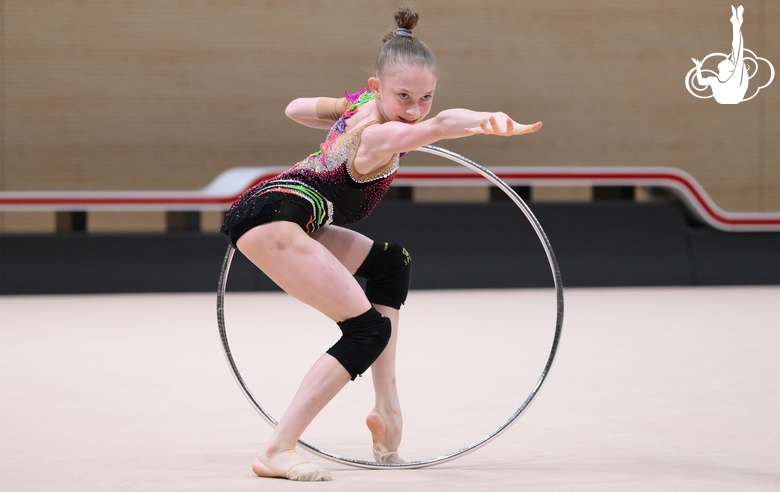 Каролина Пахтусова во время контрольной тренировки перед вторым этапом «Кубка сильнейших»