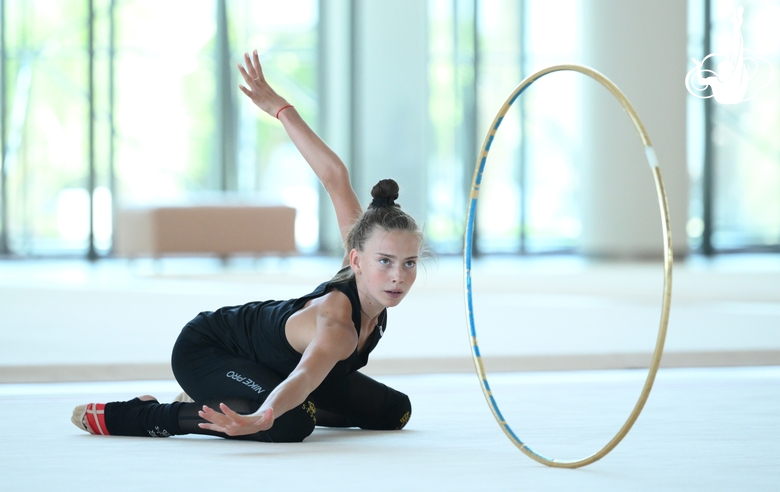 Anastasia Vlasenko during the recovery camp at the Academy