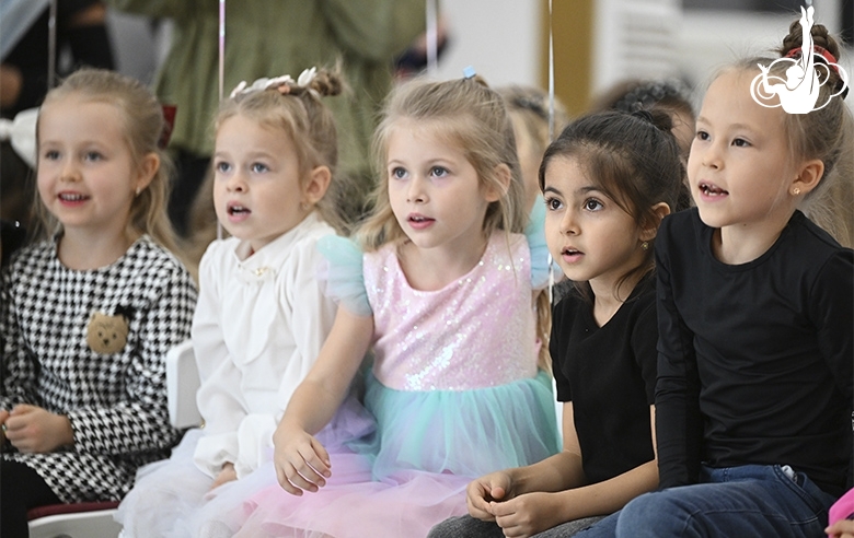 Young participants of the Academy celebration during an interactive activity