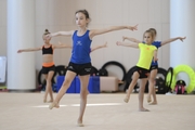 Gymnast during training at the Academy