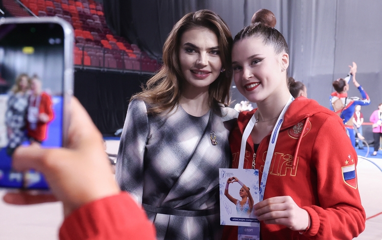 February 28, 2026. Olympic champion Alina Kabaeva at the Russian Championship in Moscow