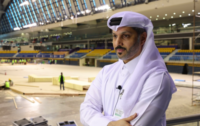 Aspire Dome Director Ahmed Al Hassan talks about site preparation ahead of the Sky Grace Cup