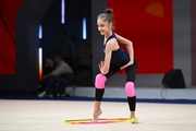 Ksenia Savinova during floor testing