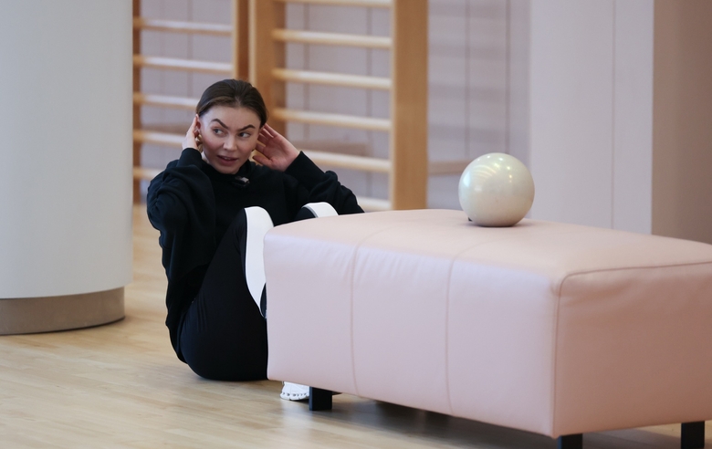 May 22, 2026. Olympic champion Alina Kabaeva during training at the Academy