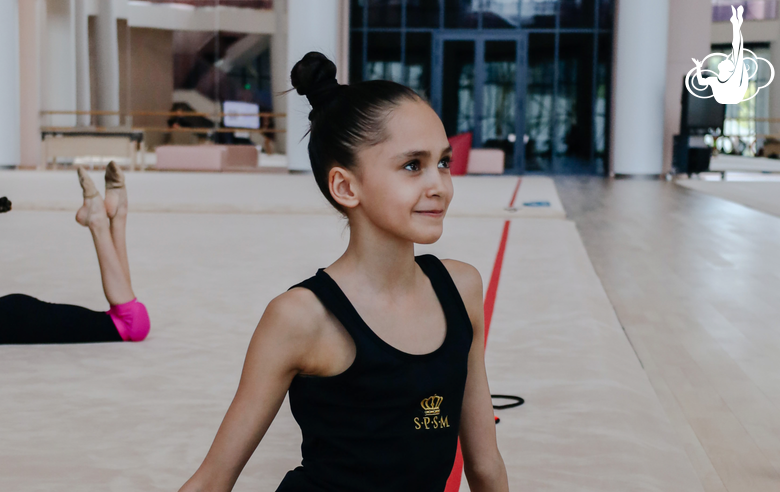 Young participant at the training camp in Sochi