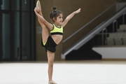 A young gymnast during Academy selection