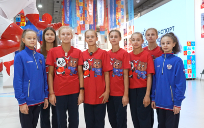 Благодарность российских гимнасток на Российско-Китайских играх