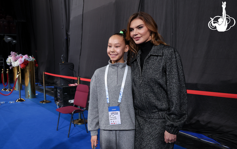 Олимпийская чемпионка Алина Кабаева на чемпионате России в Москве