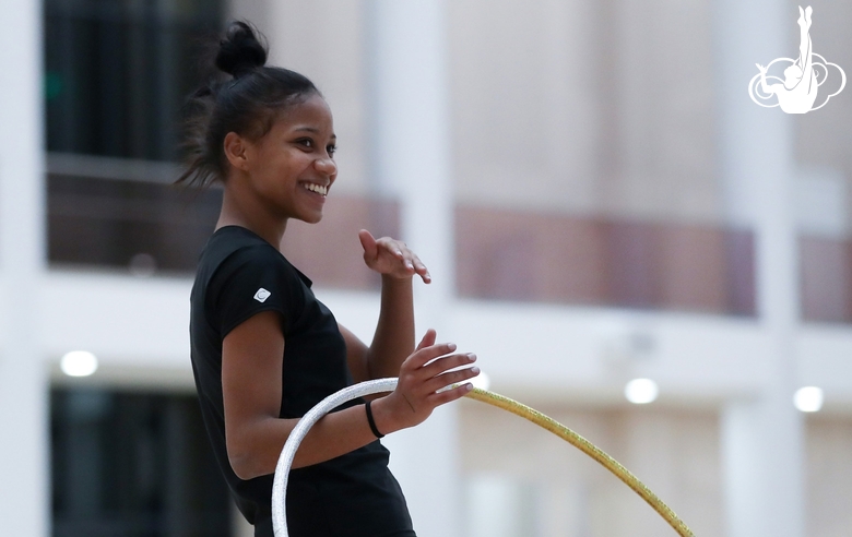 В Академии «Небесная грация» проходят сборы для гимнасток с Кубы