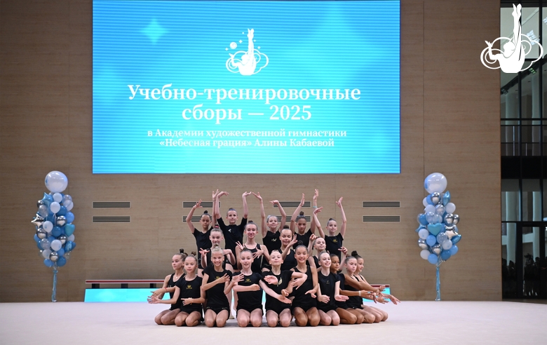 Participants of the training camp during their performance at the final concert