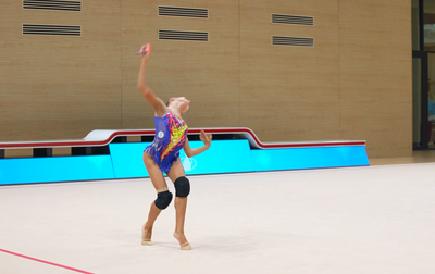 Olympic champion Alina Kabaeva shares with Ksenia Savinova the secret to a great jump