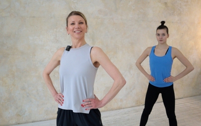 Making body tense and relaxed with the help of exercises from Sania Glyzina