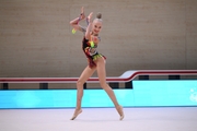 Elizaveta Geraskina during her performance at the final concert