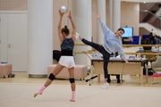 September 30, 2026. Olympic champion Alina Kabaeva during a training session at the Academy