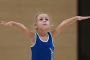 A young gymnast during Academy selection