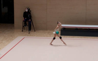 Контрольная тренировка Евы Кононовой перед турниром в Пекине