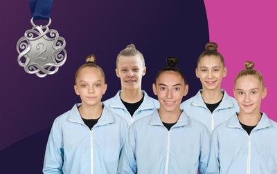 Групповички завоевали серебро в упражнении с обручами и булавами на этапе Кубка мира в Баку