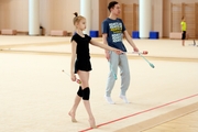 Kristina Voitenko and coach Alexander Buklov