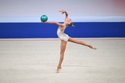 Eva Kononova during the ball exercise