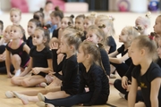 Young gymnasts during a session with psychologist Irina Kozyr