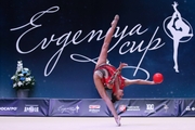 Alina Harnasko (Belarus) during the ball exercise