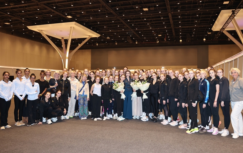 October 29, 2026. Olympic champion Alina Kabaeva and the festival participants during a rehearsal