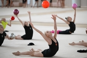 Academy students during the master class of Averina sisters