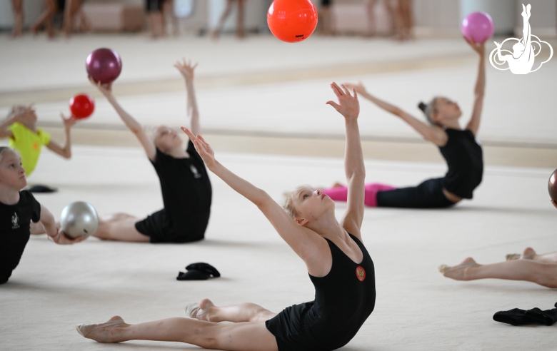 Academy students during the master class of Averina sisters