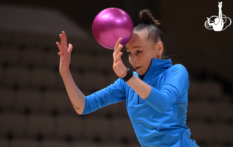 Яна Заикина во время опробования