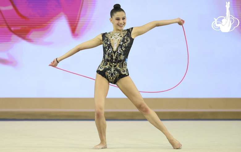 Daniella Gonzalez during the rope exercise