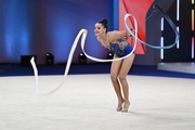 Isabella Rojas during the ribbon exercise
