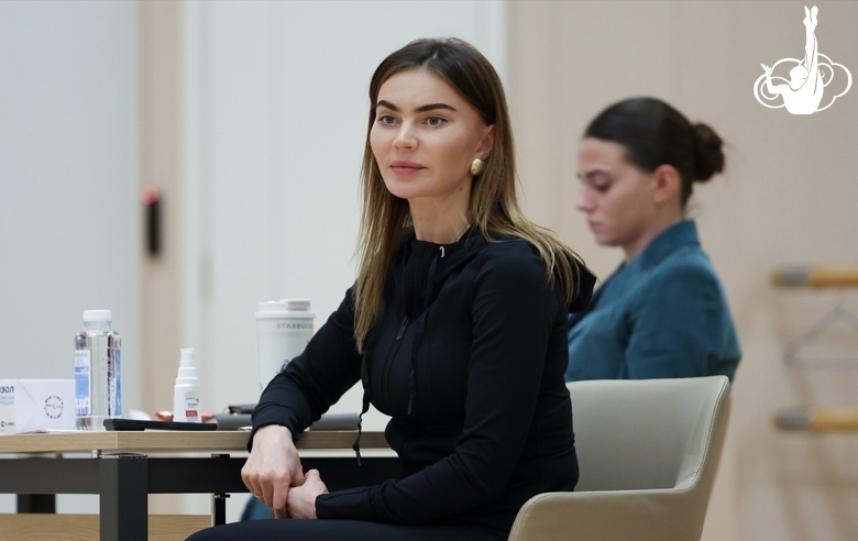 Alina Kabaeva worked with the Academy gymnasts