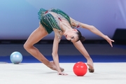 Nicole Rimarachin Diaz during the ball exercise