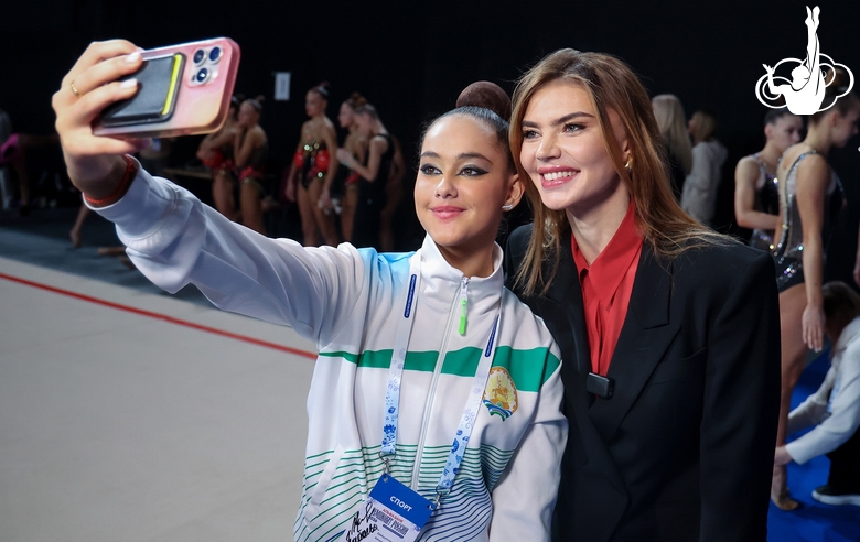 Олимпийская чемпионка Алина Кабаева на чемпионате России в Москве