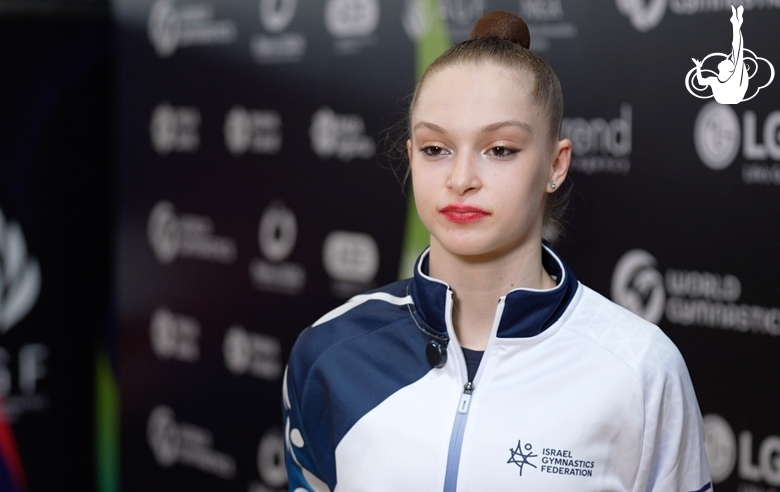 "I always work with emotions. I can't just do a routine." "I always work with emotions. I can't just do the exercise." Meital Maayan Sumkin talks about her performance at the World Cup in Baku