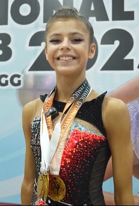 "I want to thank everyone who helped us!" Karolina Tarasova talks about her performance at the International Rhythmic Interclub in Mexico