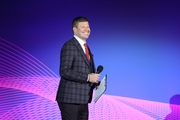 TV presenter Dmitry Guberniev during the opening ceremony of the international tournament