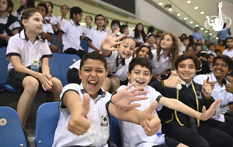 Fans at the international Sky Grace Cup tournament