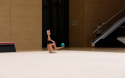 Контрольная тренировка Евы Кононовой перед международным турниром в Пекине