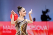 Mariia Borisova during the ball exercise