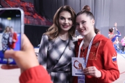 Олимпийская чемпионка Алина Кабаева на чемпионате России в Москве