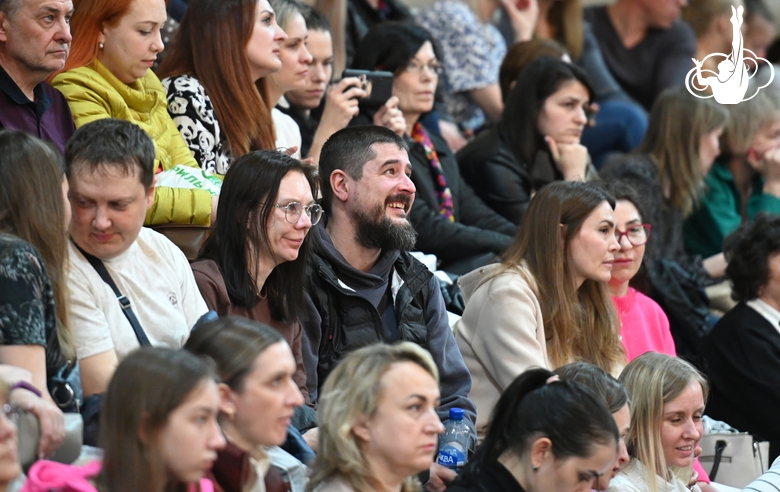 Spectators during opening ceremony