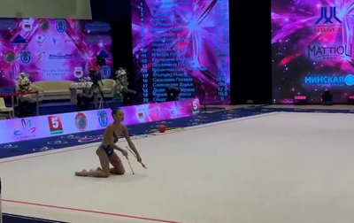 Vivid episodes from performances of Diana Kotlovskaya and Evelina Tandalova during the first day of the Crystal Rose international tournament