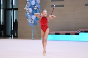A training camp participant during the performance at the final concert