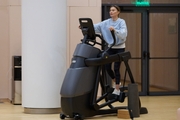 Olympic champion Alina Kabaeva during a training session at the Academy